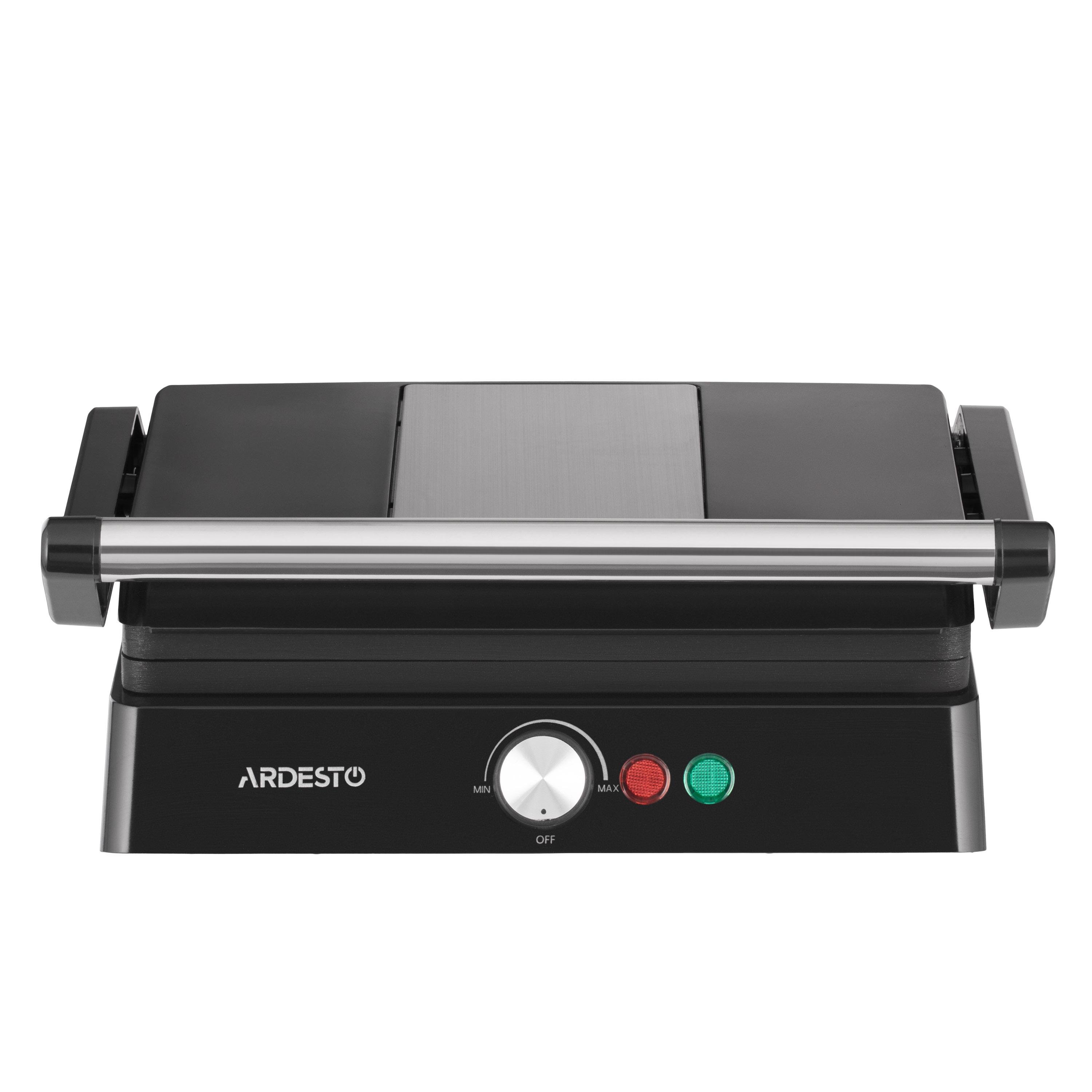 Гриль электрический Ardesto GH-1800MB 1800 Вт Черный/Серебристый (29079525)