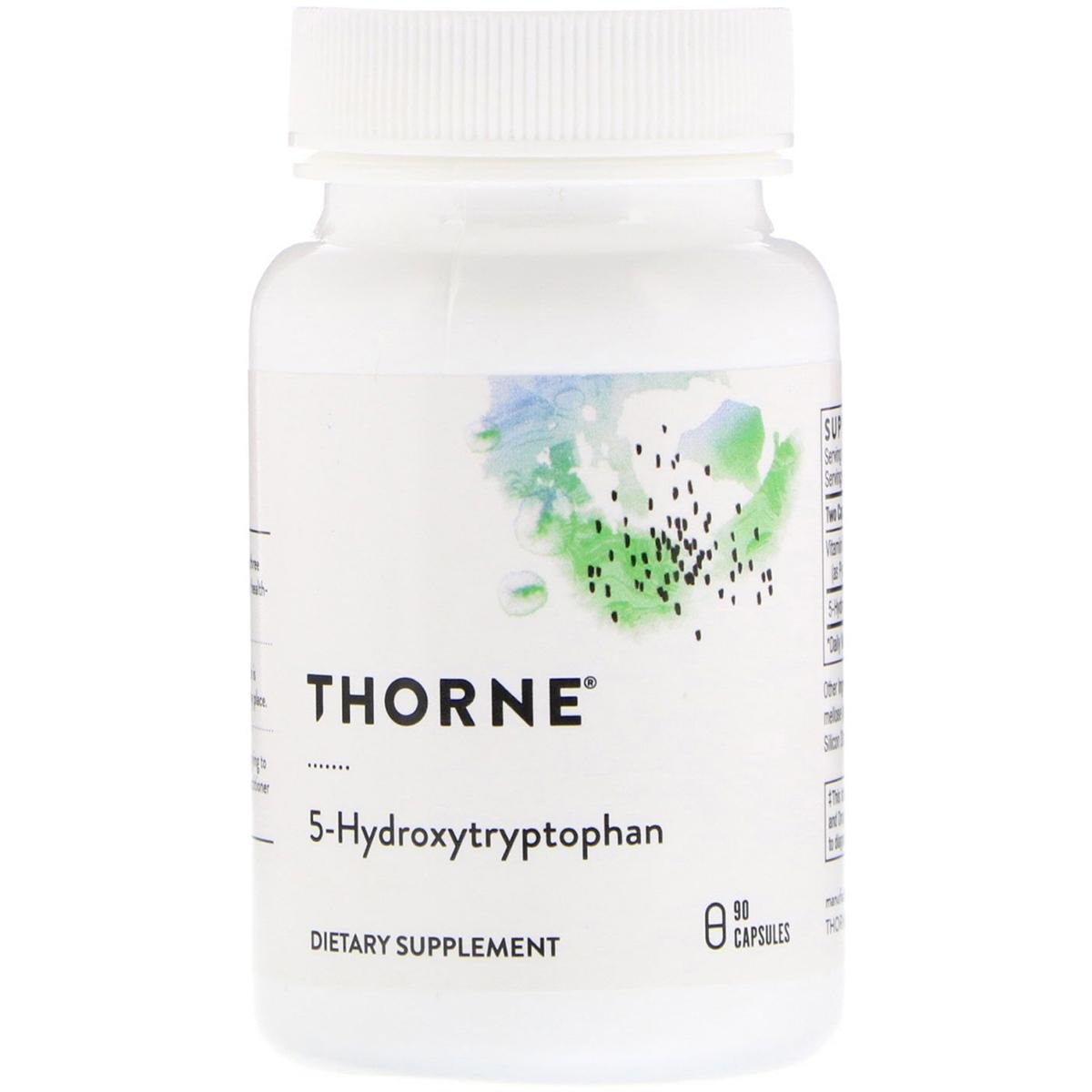 5-HTP гідроксітріптофан Thorne Research 5-Hydroxytryptophan 100 мг 90 капсул (THR50302)