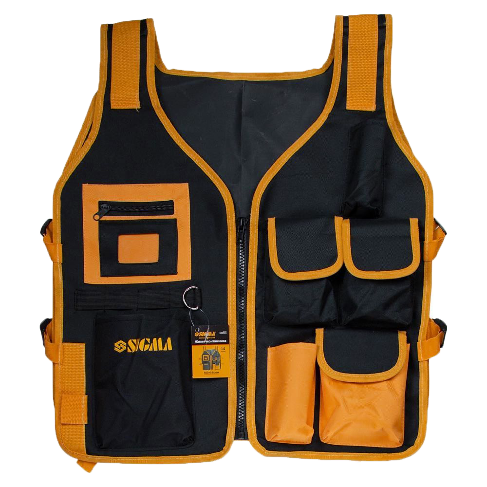 Жилет монтажника Sigma 7 кишень (32025)