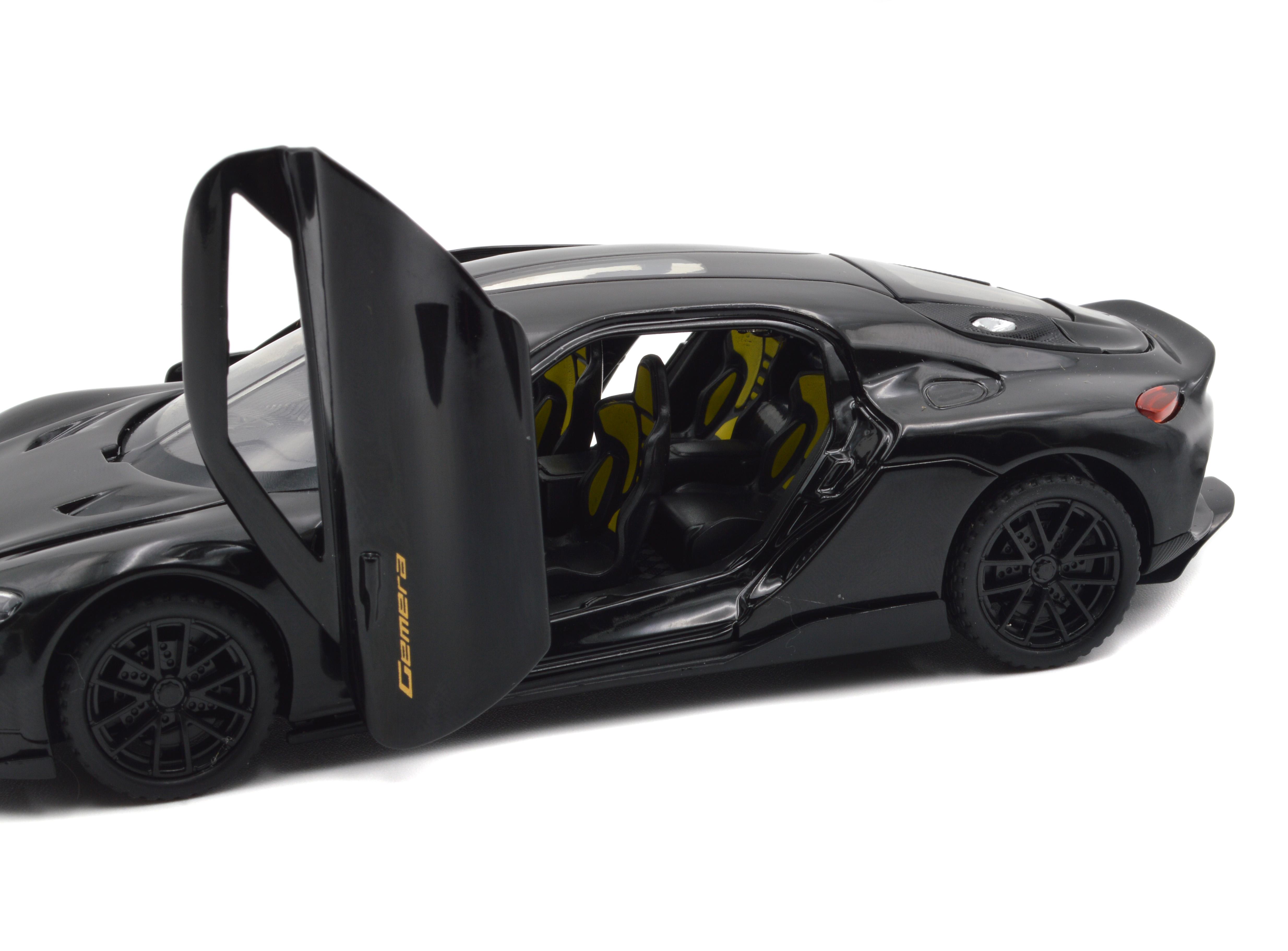 Модель металлическая Koenigsegg Gemera свет звук инерция открываются все двери (73022B) - фото 9 Модель металлическая Koenigsegg Gemera свет звук инерция открываются все двери (73022B) - фото 9