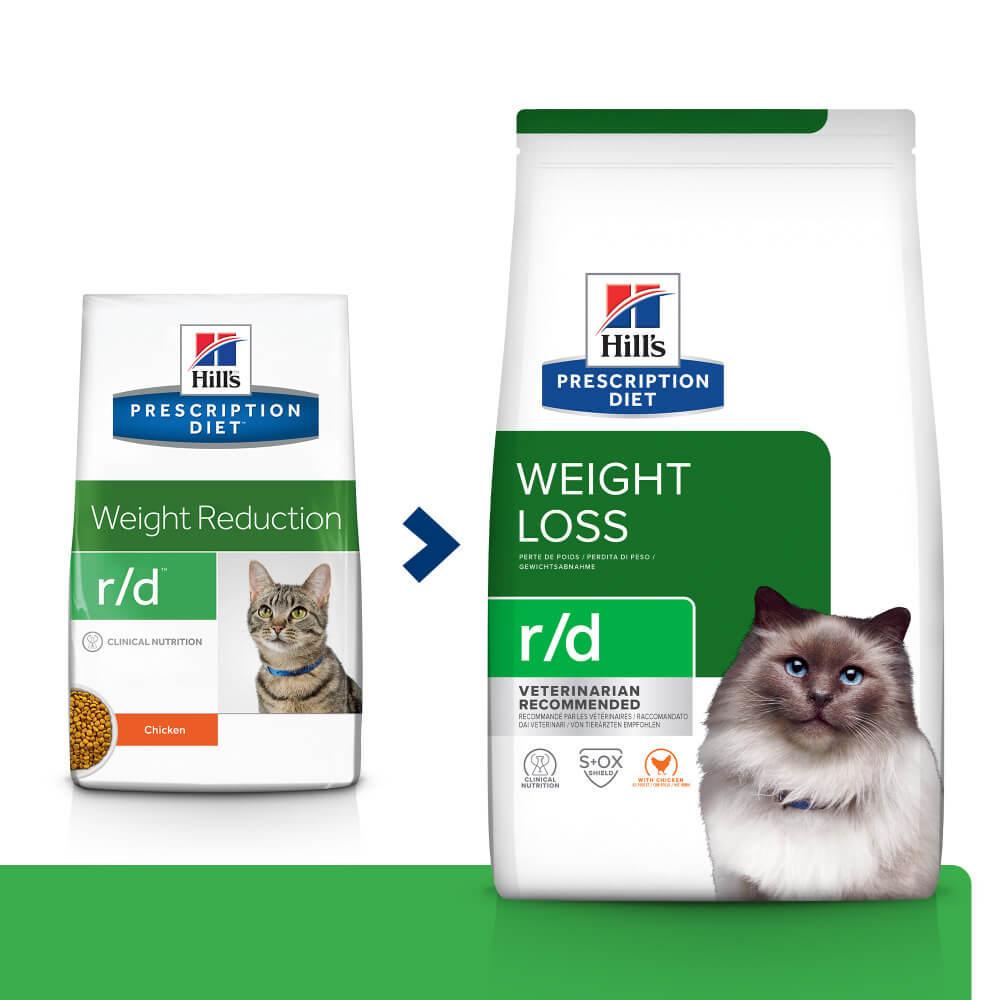 Корм для кошек сухой Hill’s Prescription Diet r/d для снижения веса с курицей 1,5 кг - фото 3 Корм для кошек сухой Hill’s Prescription Diet r/d для снижения веса с курицей 1,5 кг - фото 3