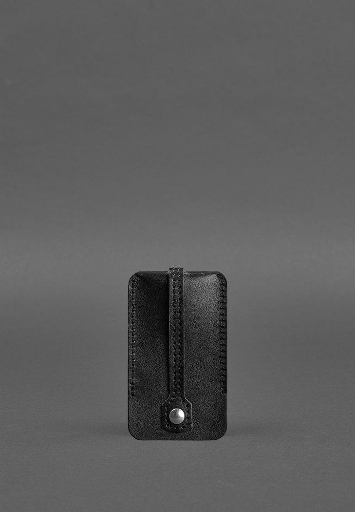 Ключница кожаная 1.0 Краст Черный (A-027472) - фото 5