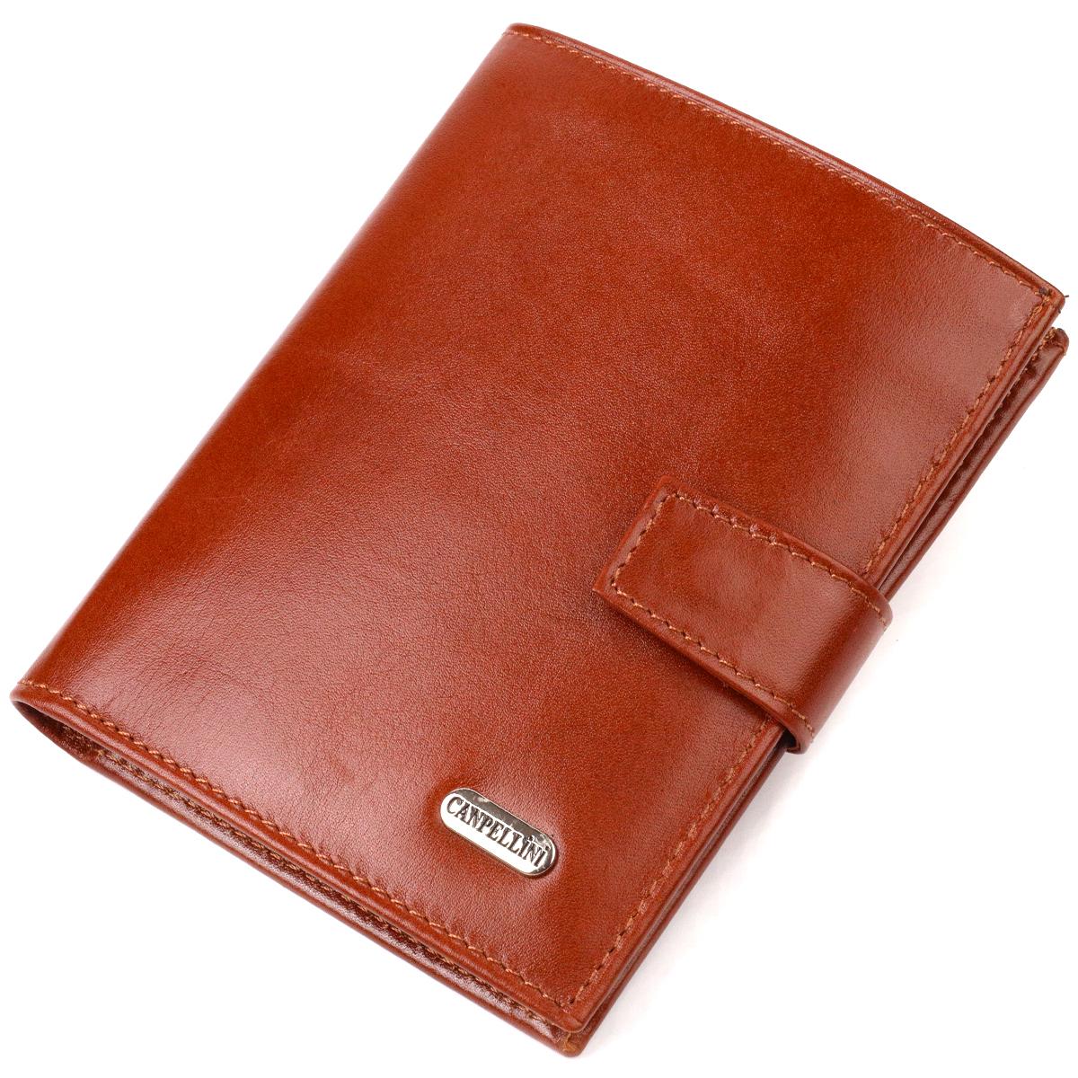 Кошелек мужской кожаный Canpellini 21858 Коричневый (55637)