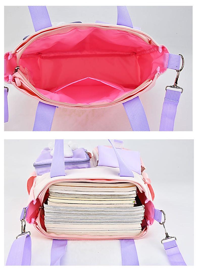 Шкільний рюкзак та шопер для дівчинки Cute Bunny Бузковий (2369805818) - фото 5