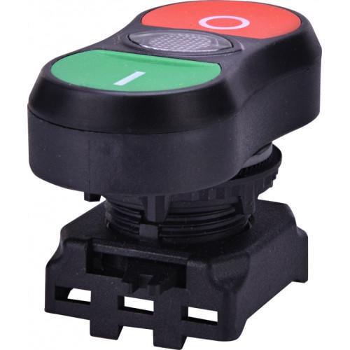 Кнопка-модуль сдвоенная ETI EGTI-S с подсветкой on/off (4771393)