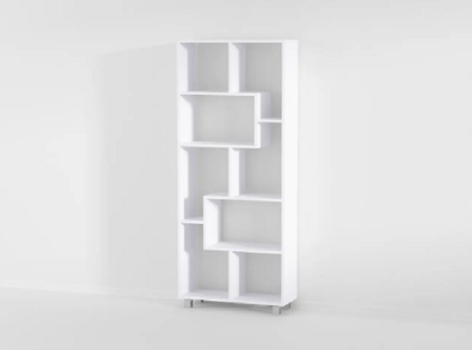 Стеллаж для книг и декора Белый (Р76) - фото 1 Стеллаж для книг и декора Белый (Р76) - фото 1