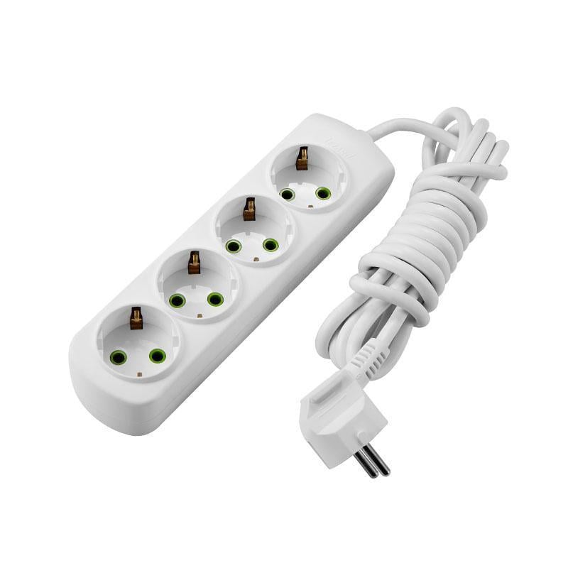 Удлинитель Lezard Letitia 4 входа с заземлением 3 м (28679256)