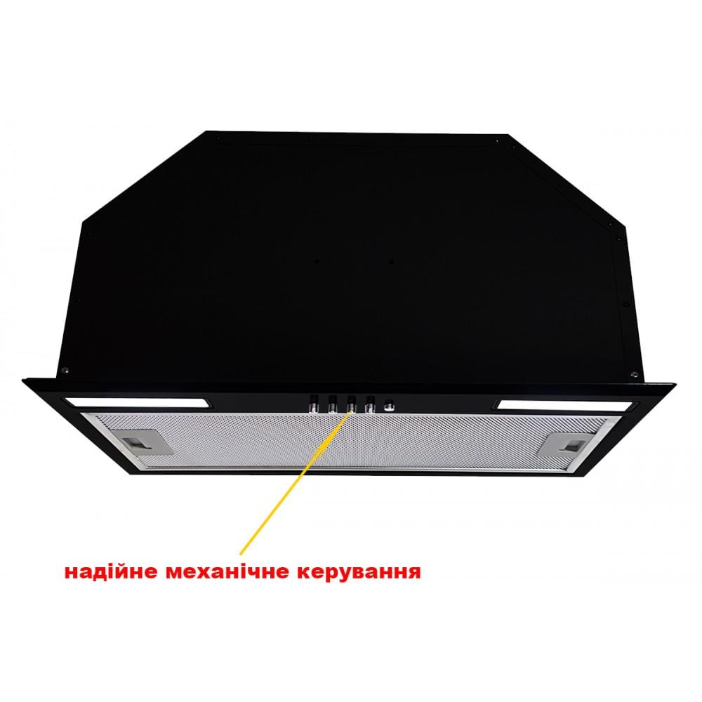 Вытяжка Luxor Jet F 60 BK Mechanic 1450 LED Черный - фото 5