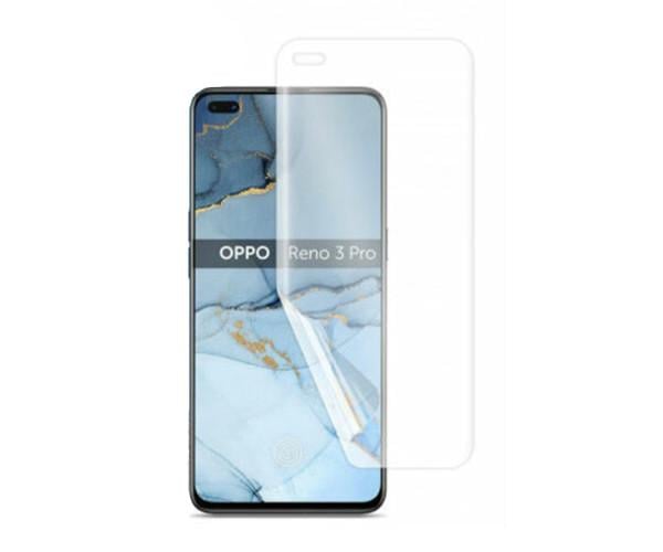 Противоударная гидрогелевая пленка Hydrogel Film для Oppo Reno3 Pro, Transparent