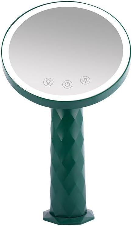 Зеркало-ночник круглое поворотное SM-1126 с LED подсветкой Green (784780627)