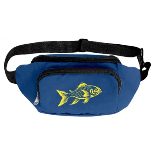 Поясная сумка-бананка Рыба Темно-синий (15136430-8-190215)