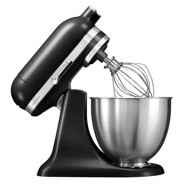 Міксер настільний KitchenAid Mini Artisan 3,3 л Чорний (5KSM3311XEBM) - фото 4