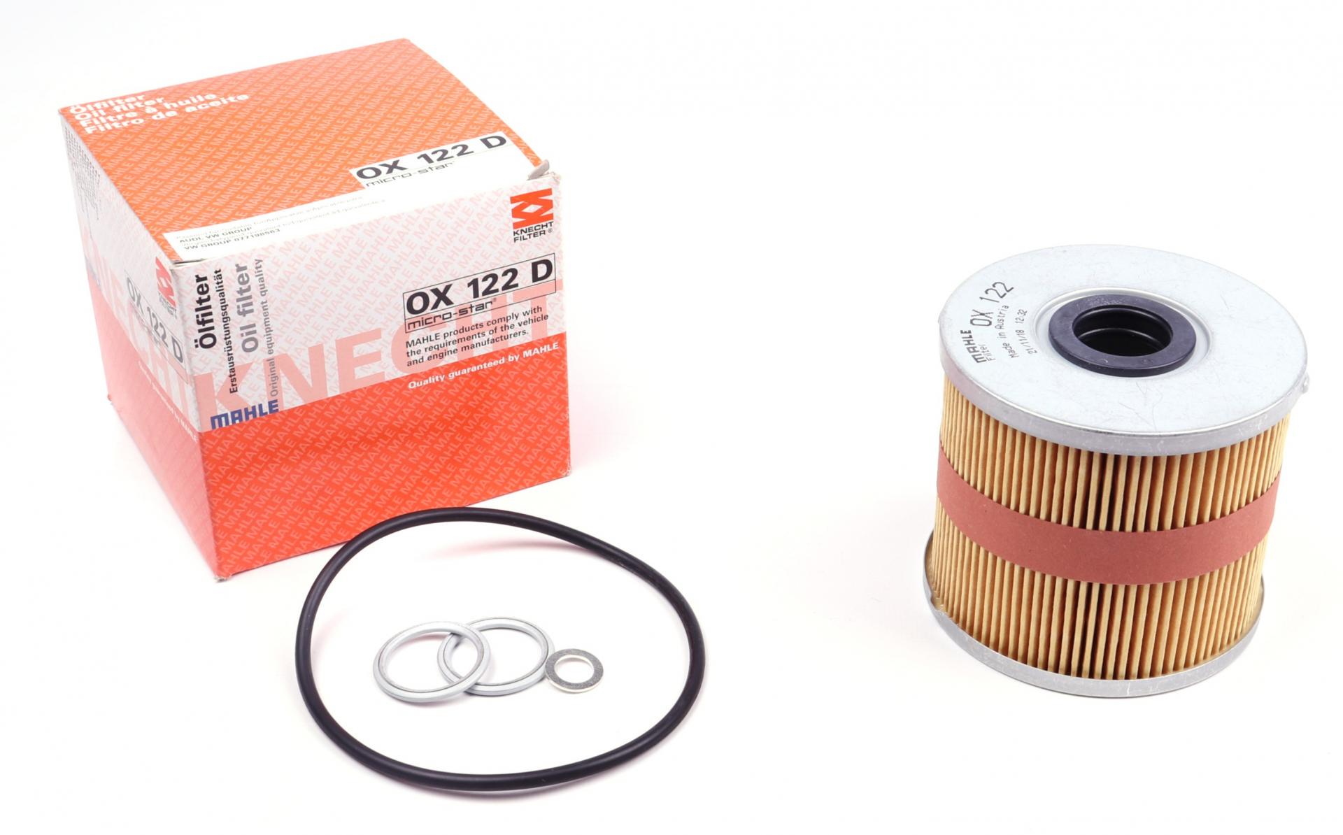 Фильтр масляный KNECHT для Audi A8 3,7-4,2i 94-98 (OX 122D)