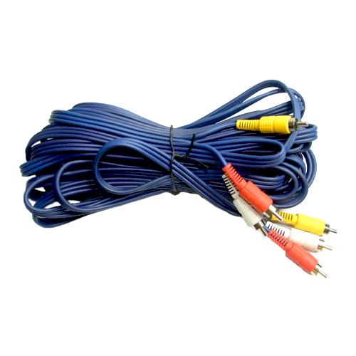 ᐉ Кабель AV 3 RCA тюльпаны 10 м (324)