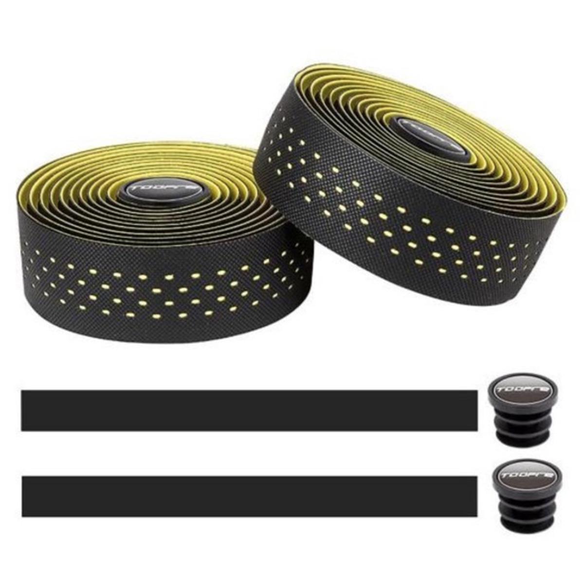 Обмотка керма Toopre 3D Handlebar Tape Чорний з жовтим (TP-T0601-3328UA) - фото 1