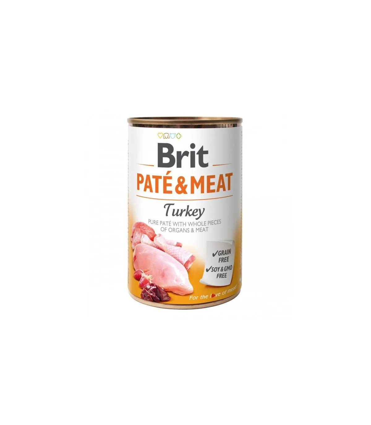 Влажный корм Brit Pate and Meat Turkey с индейкой 400 г