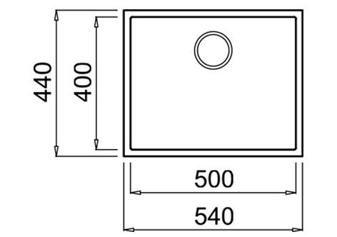 Мойка гранитная Teka SQUARE 50.40 TG 115230022 Светло-бежевый - фото 3