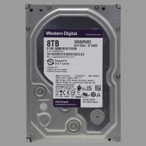 Жорсткий диск Western Digital Purple WD85PURZ 8 Тб (29425301)