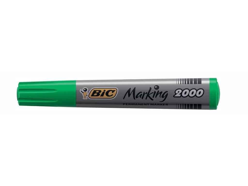 Маркер BIC bc8209123 перманентный 12 шт. Зеленый (797956)
