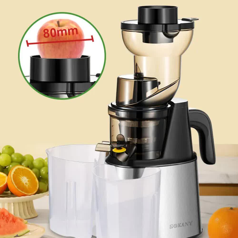 Соковитискач Sokany SK-01010 2в1 з насадками для приготування домашнього морозива 800 Вт (28219979) - фото 6 Соковитискач Sokany SK-01010 2в1 з насадками для приготування домашнього морозива 800 Вт (28219979) - фото 6