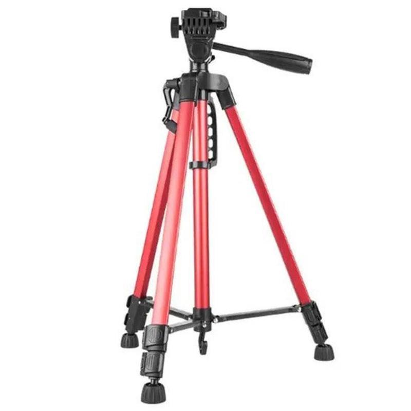 Штатив Tripod 3366 PRO тренога для телефона фотоаппарата с чехом Pink (23678295)