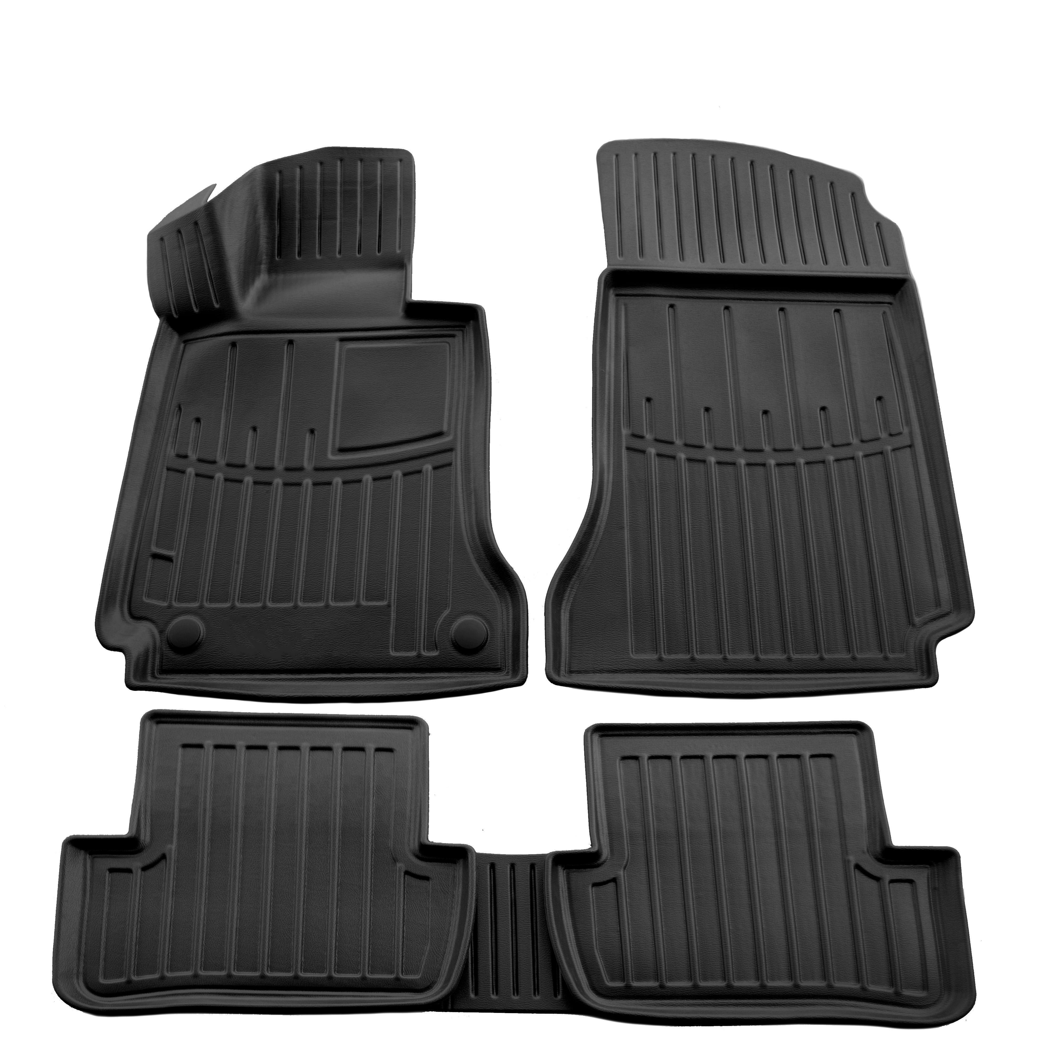 Коврики Stingray 3D для Mercedes C-class W204 2007-2015рр. полиуретан 5 шт. Черный (158310)