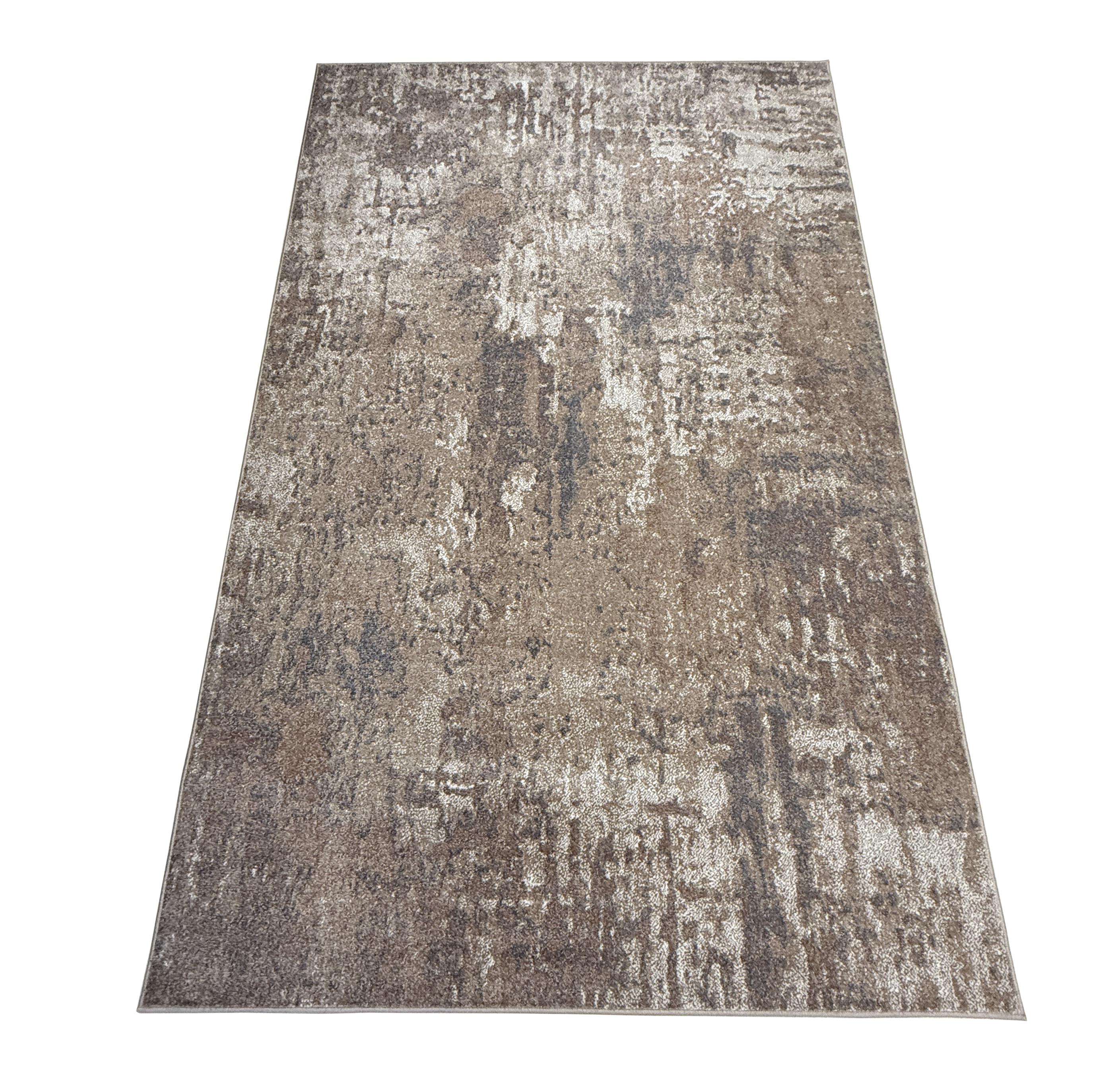 Ковер Mira с низким ворсом 200x400 см Бежевый с серым (24136/121B8) - фото 2
