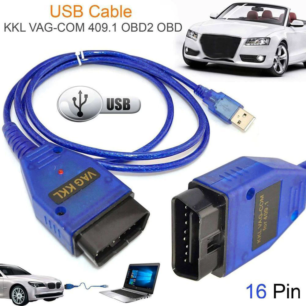 Автосканер USB KKL VAG-COM 409.1 чіп FTDI - фото 3