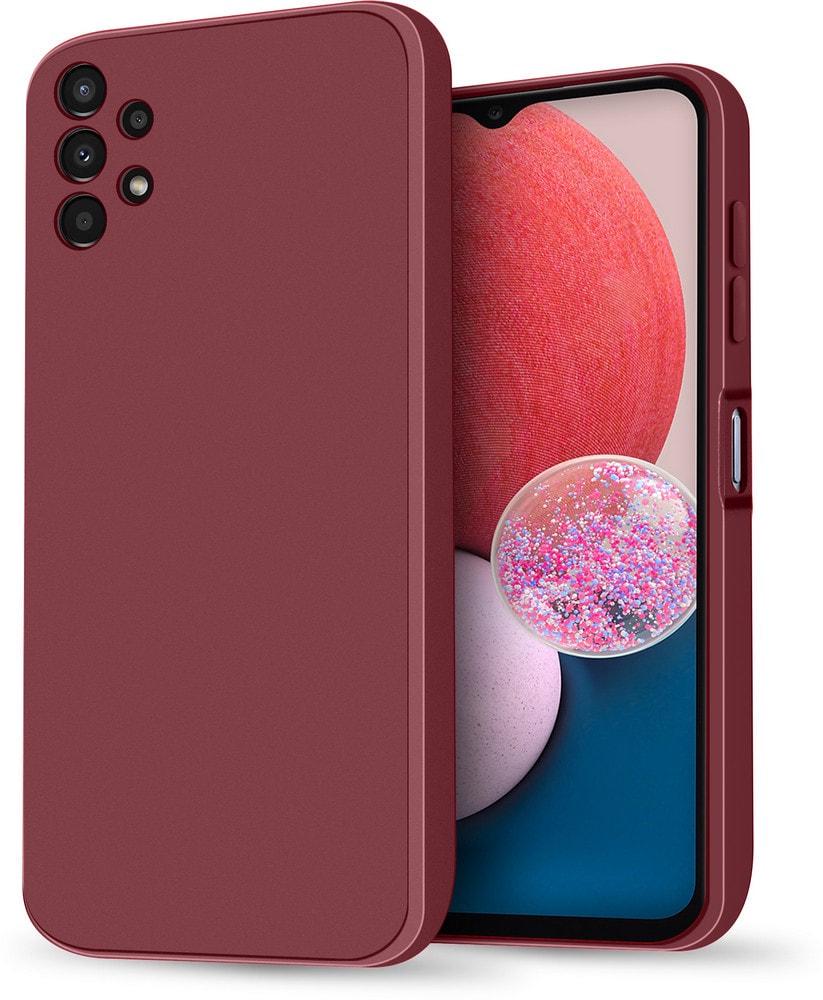 Силиконовый чехол HardCorner Samsung Galaxy A13 A135 (с микрофиброй) Wine (35408-42)