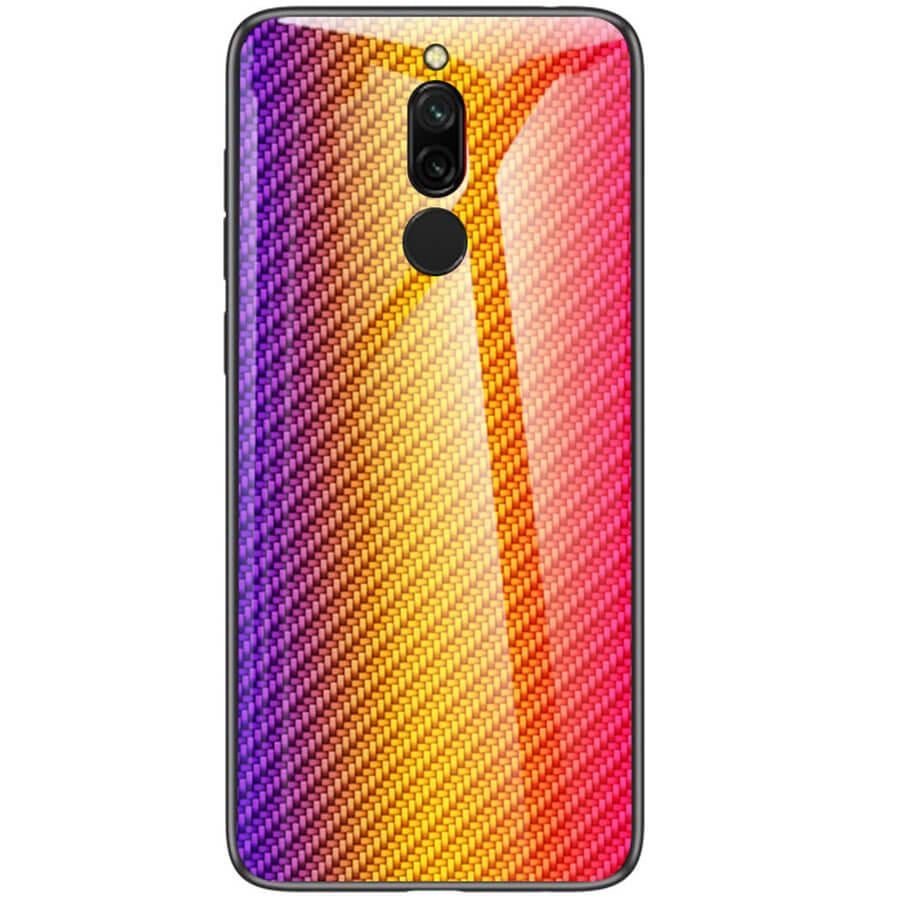 TPU + Glass чохол Twist для Xiaomi Redmi 8 Помаранчевий