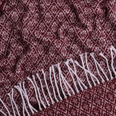 Плед на солнце 140х200 см Бордовый - фото 2 Плед на солнце 140х200 см Бордовый - фото 2