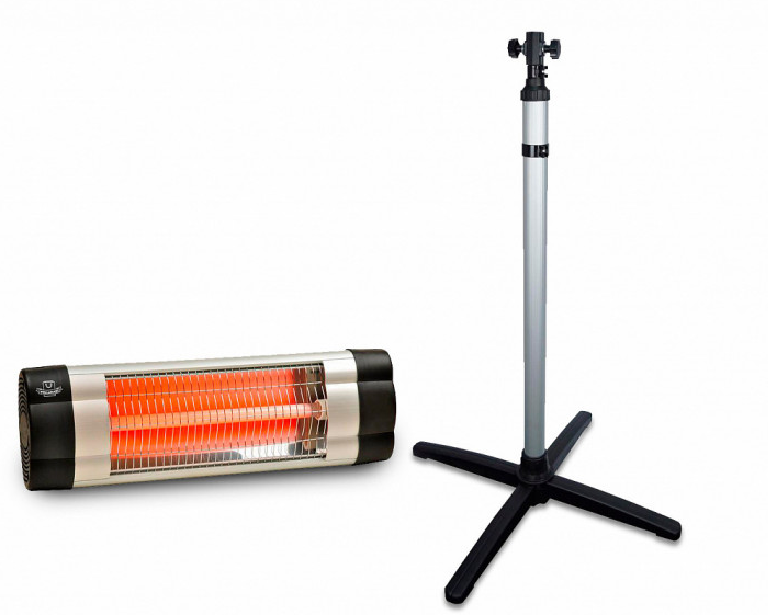 Инфракрасный обогреватель Wellamart с телескопической ножкой 1500 Вт (C440+C439)