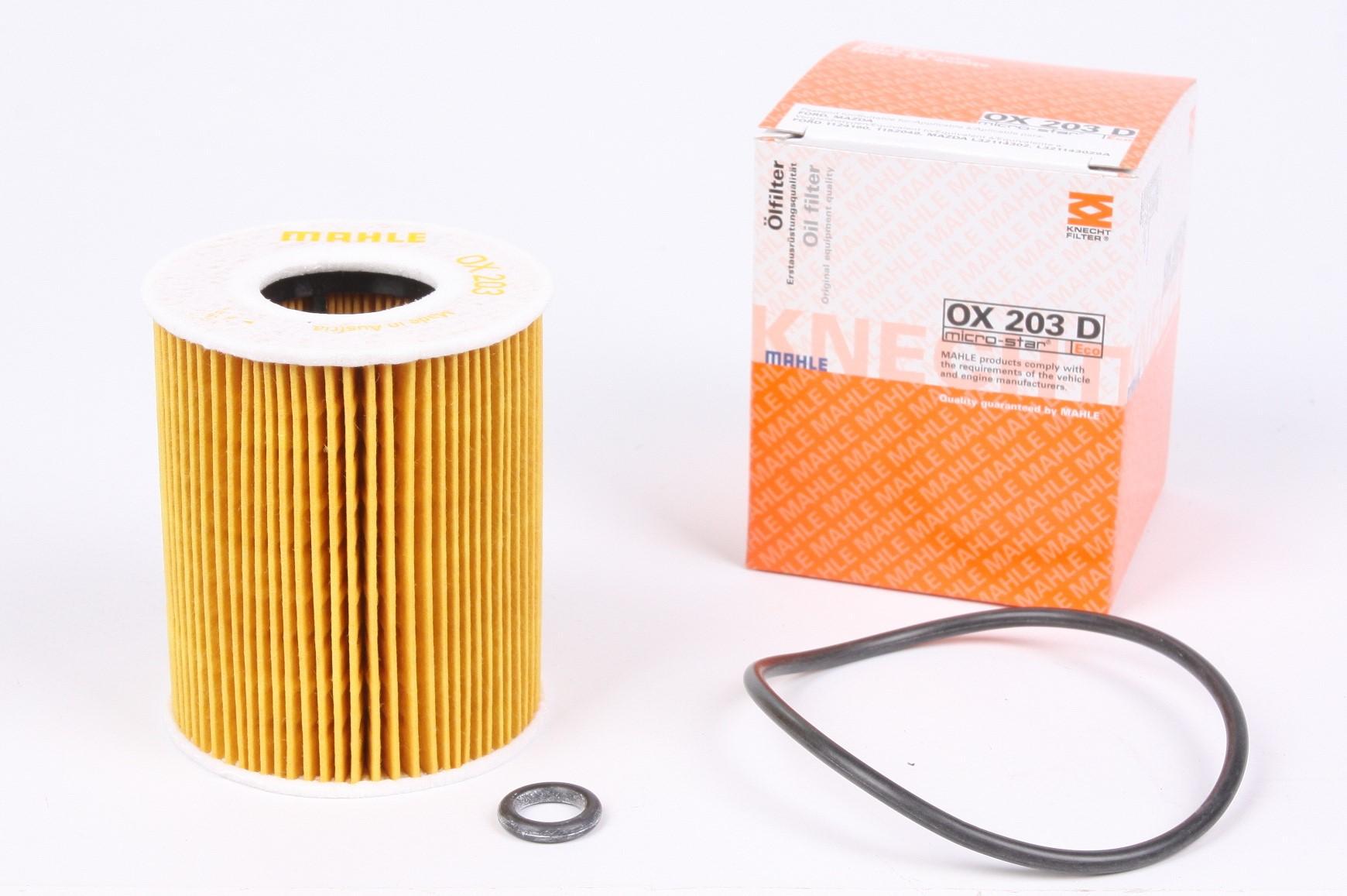 Фильтр масляный KNECHT для Mazda 6 MPS (OX 203D)