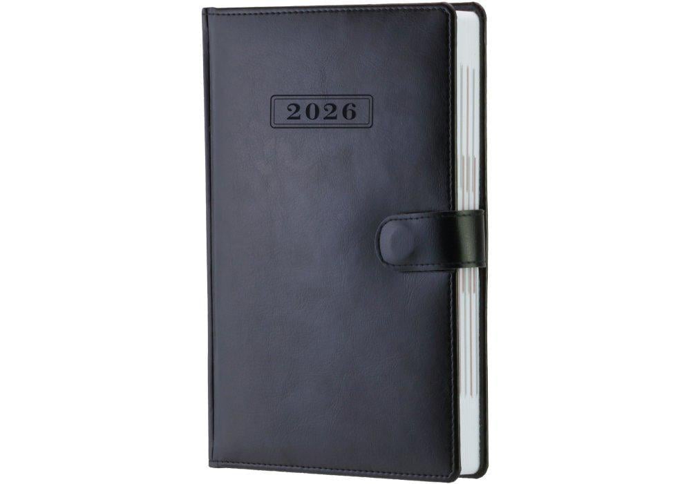 Щоденник датований 2026 Optima Nebraska A5 352 стор. Чорний (O26150)