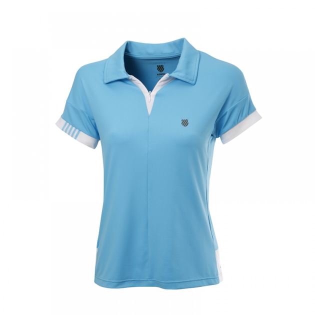 Поло женское K-Swiss Buy 66 short sleeve polo S Light blue (190103-465S)