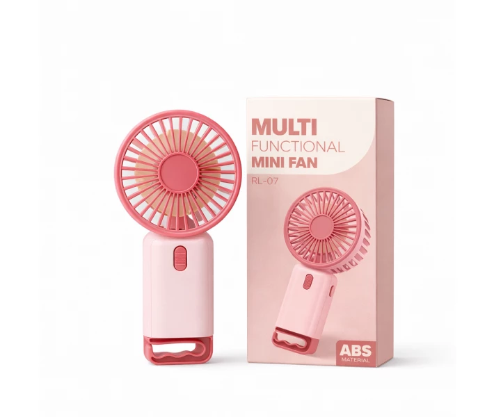 Мини-вентилятор Multi Fan RL-07 USB портативный Розовый (GR-06200)