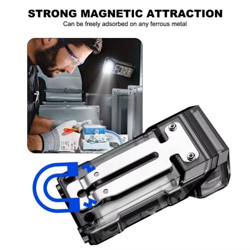 Фонарь налобный X52-2LED+6SMD RGB IP65/Li-Ion/USB-C/Motion sensor/Power indicator/клипса/магнит Black - фото 10