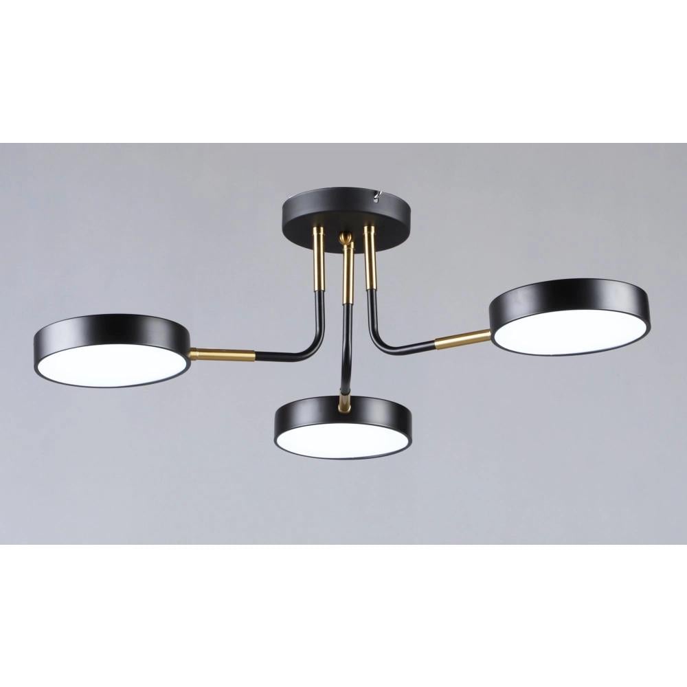 Люстра світлодіодна стельова Sirius B N6341/3 BK+COP (27472039)