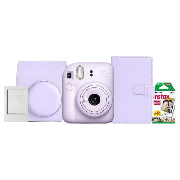 Камера моментальной печати Fujifilm Instax Mini 12 + чехол/фотопленка 20 шт./альбом на 108 фотографий/фоторамка Purple (12052664)