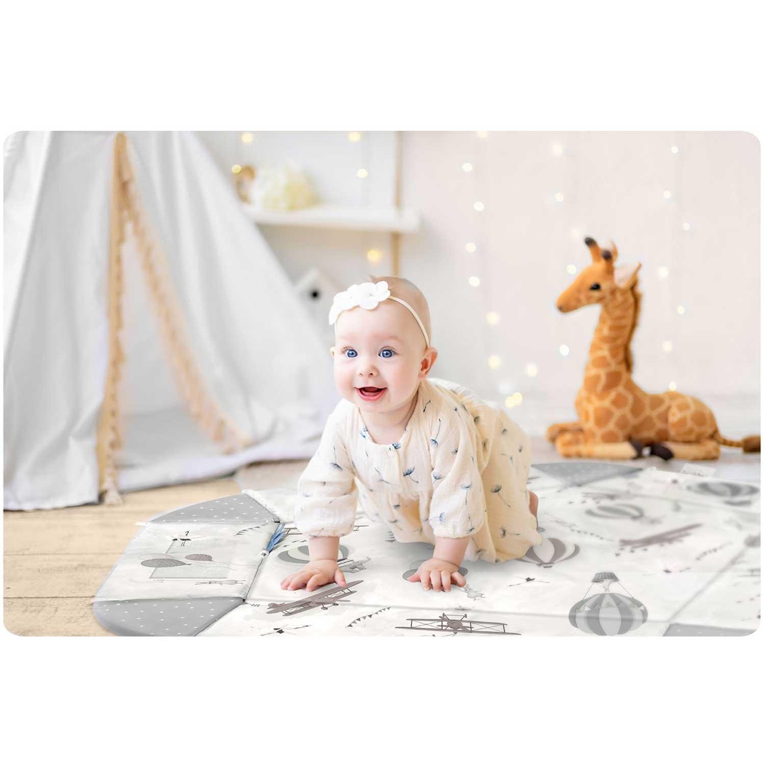 Развивающий коврик Nukido Воздушные шары 100х100 см (431214) - фото 9 Развивающий коврик Nukido Воздушные шары 100х100 см (431214) - фото 9