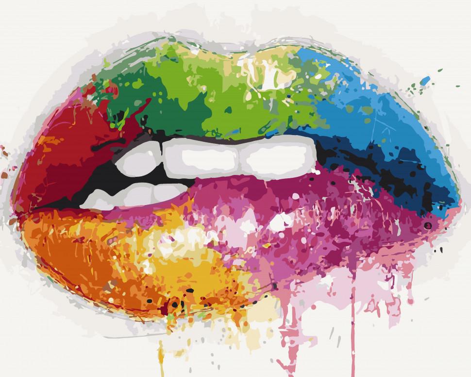 Картина по номерам Art Craft Яркие уста 40х50 см (10222-AC)