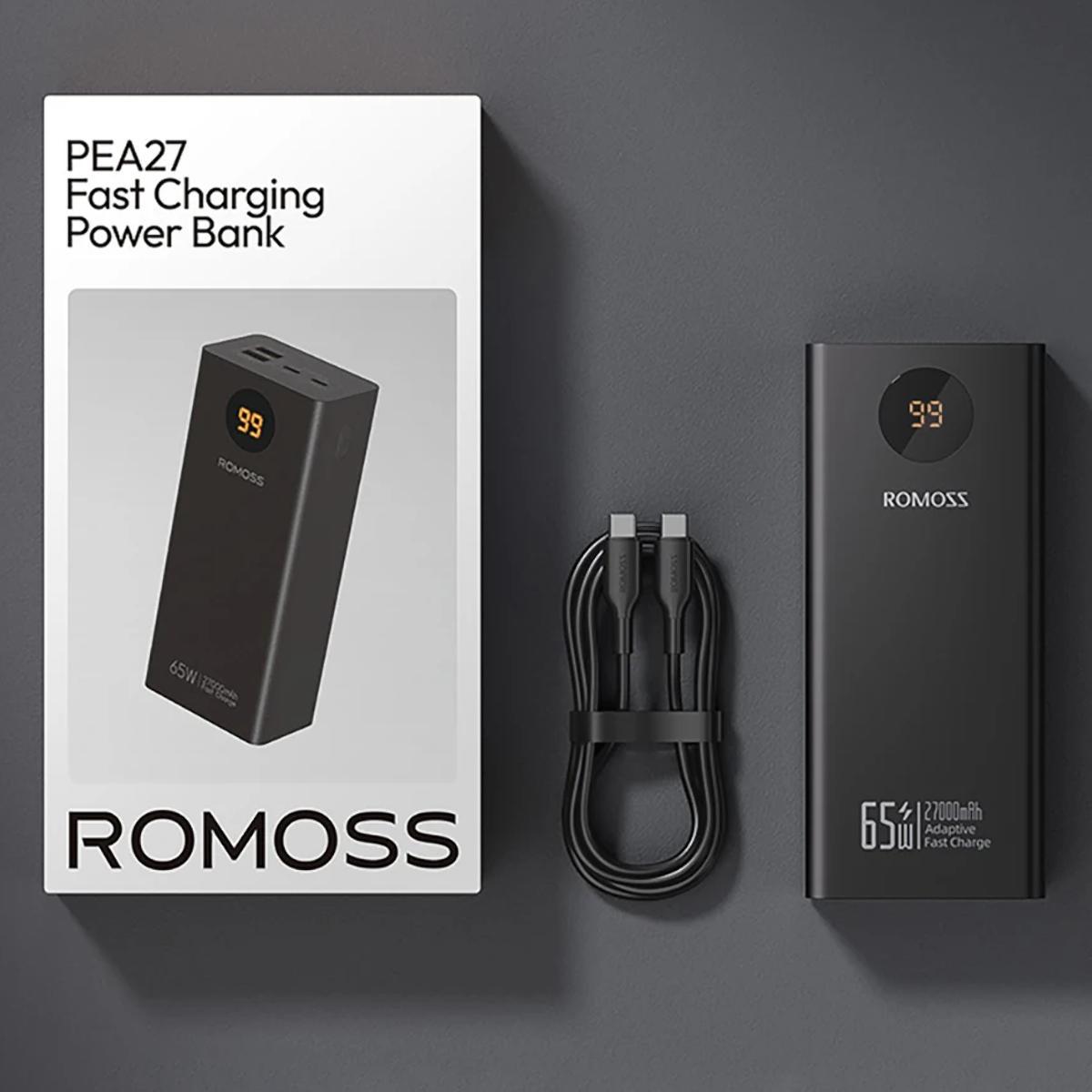 Повербанк Romoss PEA27S 27000 mAh 65 W (20870053) - фото 8