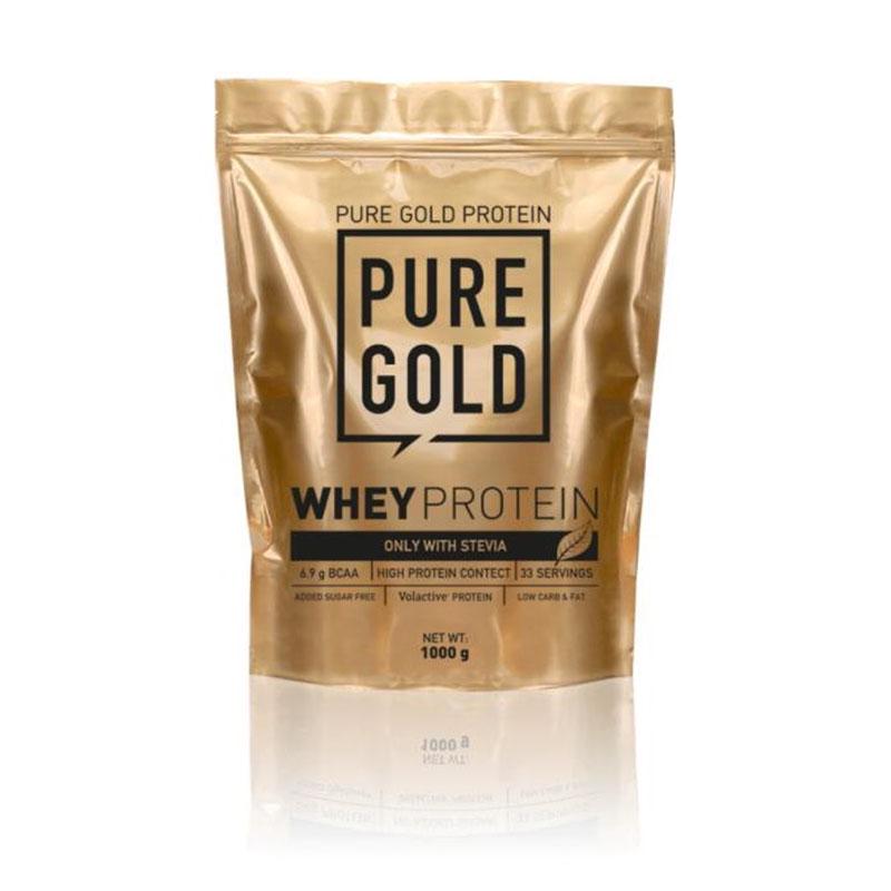Протеин Pure Gold Whey Stevia 1 кг Шоколад (7430V12054)