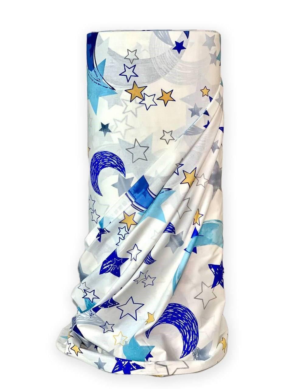 Ткань для постельного белья месяц ранфорс 240 см Луна синя (32614792)