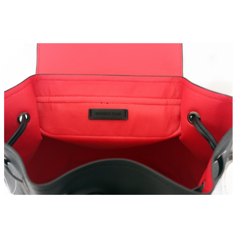 Жіночий рюкзак міський 33х25х15 см Чорний (101) - фото 4