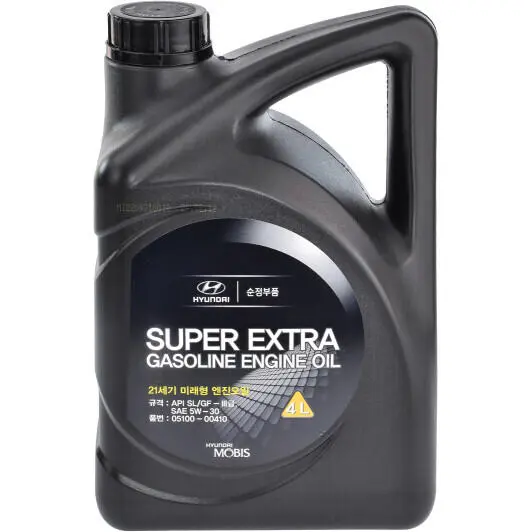 Моторное масло Hyundai Super Extra Gasoline 5W-30 4 л (0510000410)