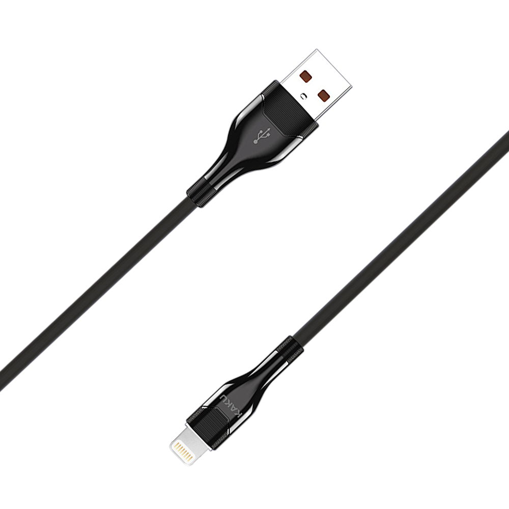 Кабель Kaku KSC-223 USB to Lightning с подсветкой 1,2 м Black (2053057650) - фото 2