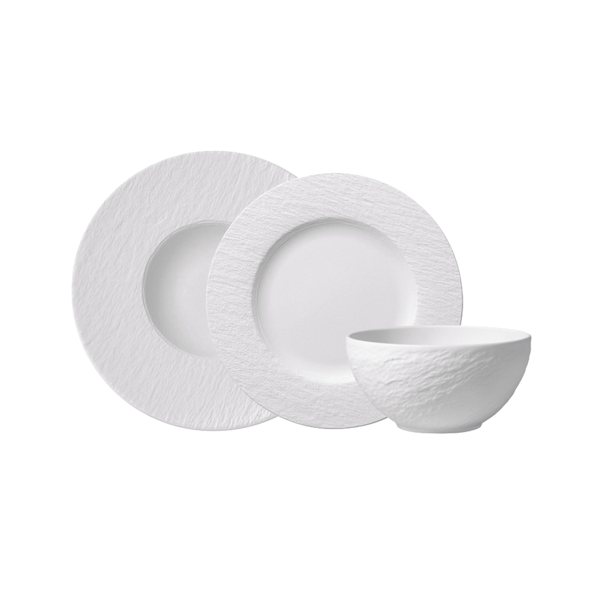 Набор посуды Villeroy & Boch Manufacture Rock Starter-Set 6 предметов Белый (1042408950)