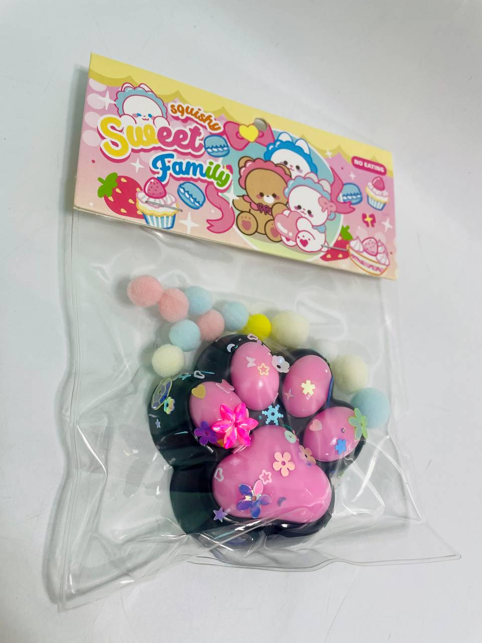 Игра антистресс Лапка сквиш шарики