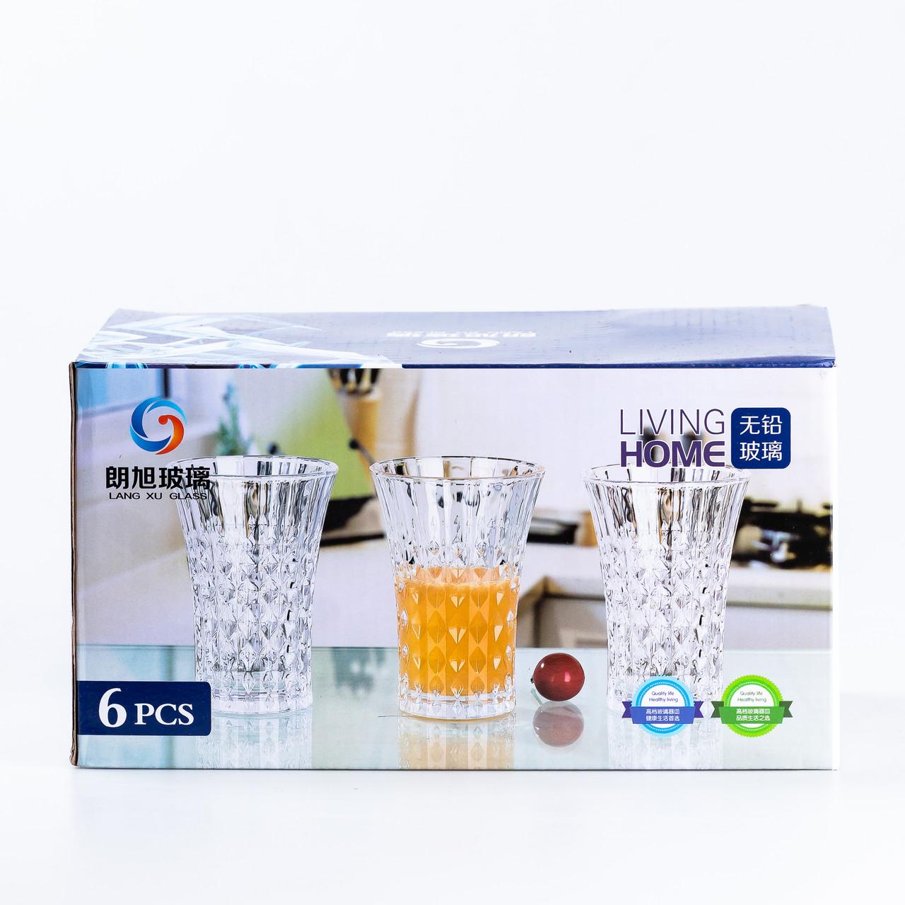 Набор стаканов Living Home 6 шт. по 380 мл Прозрачный - фото 3